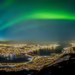 Tromsø: Noruega sob as luzes